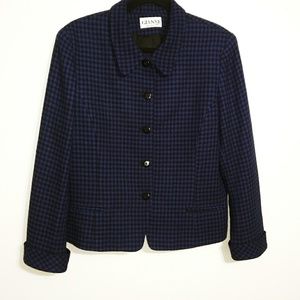 🍒 Gianni sport vintage houndstooth blazer